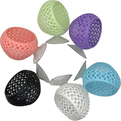 CTWPets Betta Bulb Hide | Betta Rest Fish Tank Ornament | Aquarium Cave with Suction Cup for Small Fish Tank, Betta Habitat, Shrimp Hideout, Aquatic Decor (Pure White)