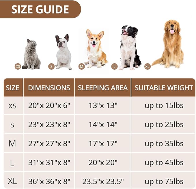 JOLLYVOGUE Small Dog & Cat Beds for Indoor Cats, Donut Cuddler Warming Soft Dog Beds with Anti-Slip Bottom, Round Calming Fluffy Plush Faux Fur Cushion Bed for Large Dogs (36", Smoke Pink)