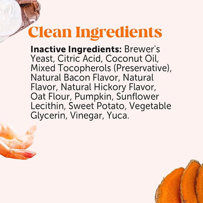 Pet Honesty Hip & Joint Health - Soft Chews for Dogs, Joint Supplement with Glucosamine Chondroitin, MSM, Turmeric, Joint Support + Mobility, May Reduce Occasional Discomfort (Bacon 90 Count)