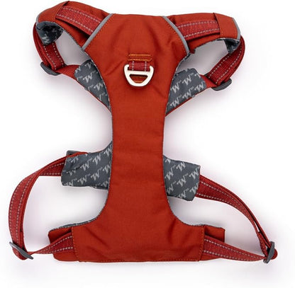 Winchester Pet No-Pull Adjustable Soft Padded Dog Vest Harness with Reflective Stitching, Ketchup, Small