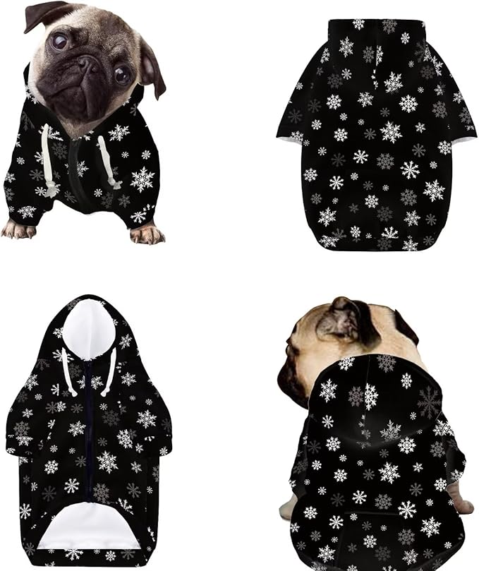 Christmas Family Pajamas Matching Sets with Pockets Dog Costumes for Small Dogs Long Sleeve Sleepwear Plus Size