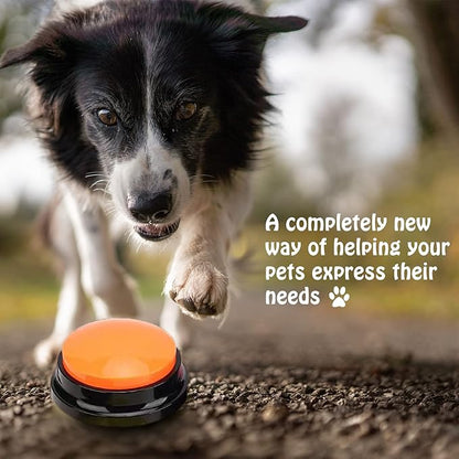 FINEST+ Voice Recording Button for Communication Pet Training Buzzer,30 Second Record&Playback Dog Toy,Voice Recording Clicker for Cat,Puppy,Pet Trainin,Funny Gift for Study Office Home 8Pcs