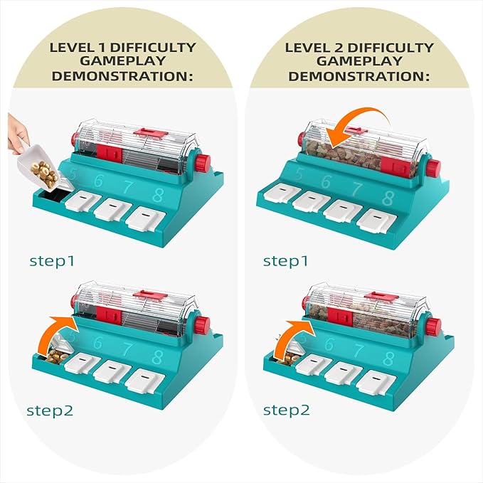 KADTC 2 Levels of Challenge,Extra Large Size,Paw-Activated Rolling Dog Puzzle Feeder Toy,U.S. Brand & Design,Treat Puzzles for Aggressive Chewers Dogs Mental Stimulation Food Slow Dispenser Toy