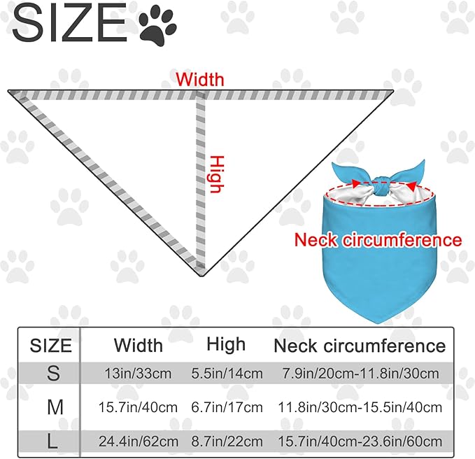 Personalized Dog Bandana Custom Dog Pet Scarf Customized Name Printing Bandanas Gift for Pets Multiple Colors Available