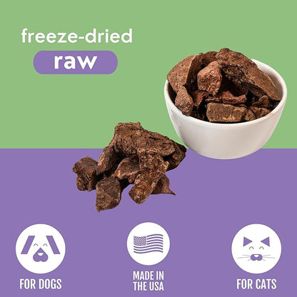 Momentum Carnivore Nutrition Freeze-Dried Turkey Liver Dog Treats & Cat Treats – Single-Ingredient, High-Protein, Grain-Free, Naturally Flavorful & Lean – Made in USA – 3.5 oz Bag