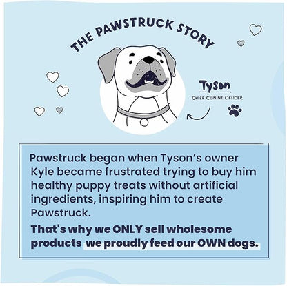 Pawstruck All-Natural 12" Bully Sticks for Dogs - Long Lasting, Rawhide-Free, Low Odor & Grain-Free Dental Chew Treat - Healthy Single Ingredient, 100% Real Beef - 1 lb Bag