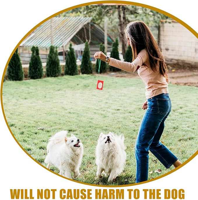 jojofuny 2pcs Portable Pet Training Clickers Lightweight Dog Clickers for Puppy Kitten Potty Training and Behavioral Conditioning