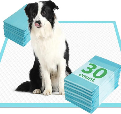 Deep Dear XLarge Dog Pads 28"x34", Puppy Pads for Potty Training, Heavy Absorbency Pee Pads for Dogs, Dog Potty Pads for Pups, Kittens, Rabbits, Quick Drying & No Leaking Pet Pads for Housetraining