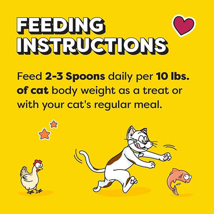 Temptations Lickable Spoons Adult Wet Cat Treat, Tasty Chicken and Savory Salmon Flavor, 8 Spoons, Pack of 12 (96 Total)