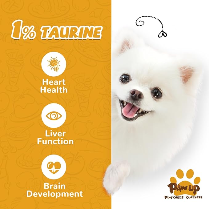 PAWUP Dog Treats Chicken Wrapped Biscuits Pumpkin Sticks, Rawhide Free Soft Chewy w/Taurine, Dog Training Treats,12.5 oz