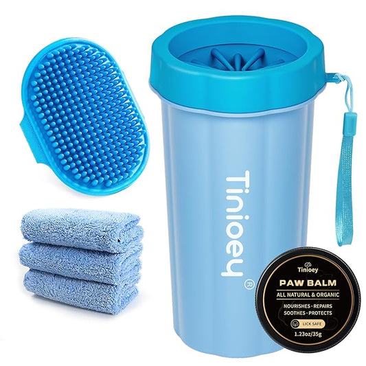 Dog Paw Cleaner for Large Dogs, Dog Paw Washer, Muddy Paw Cleaner, Pet Foot Cleaner, Dog Paw Protector Kit