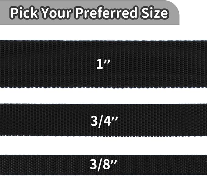 HIKISS Long Dog Leash Obedience Recall Training Agility Lead with Thickening Material for Large Dog - 15ft 20ft 30ft 50ft 100ft Training Leash (Black 50ft)