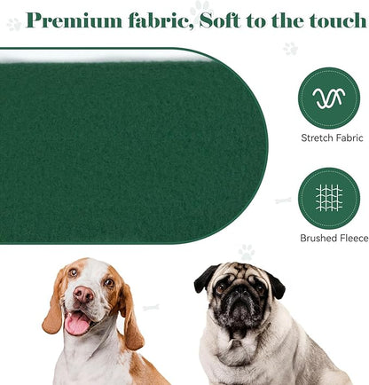 Dog Sweaters for Large Dogs Pet Sweater Solid Soft Brushed Fleece Dog Hoodie Clothes Pet Hoodie Sweatshirt with Pocket(Green-L)