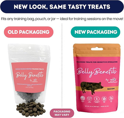 Onward Hound Training Treats for Dogs - Soft Bison - Low Calorie Dog Training Treats for Sensitive Stomachs with Single Source Premium Protein, Corn Free, & Soy Free Formula - 10 oz