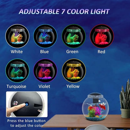 SW PRODUCTS 3-Gallon Aquarium Starter Kit, Ideal for Betta Fish and Other Tropical Fish, Includes Power Filter, LED Light, Hood, and Illustrated User Set Up Guide, Impact-Resistant Plastic