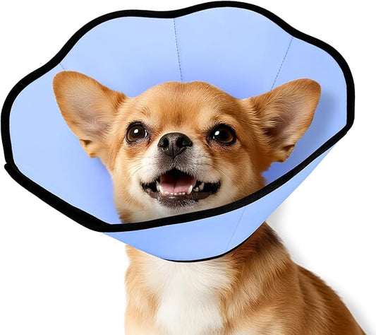 MIDOG Dog Cone Collar After Surgery, Soft Dog Cone Alternative to Stop Licking,Adjustable Elizabethan Recovery Cones for Small to Large Sized Dogs