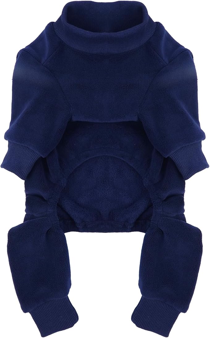 Large Dog Pajamas Winter Fleece Sweaters Soft Onesie for Dogs Boy Great Dane Thick Warm Pet Jumpsuit Pjs Fall Cold Weather Warm Jammies for Sleeping, Walking