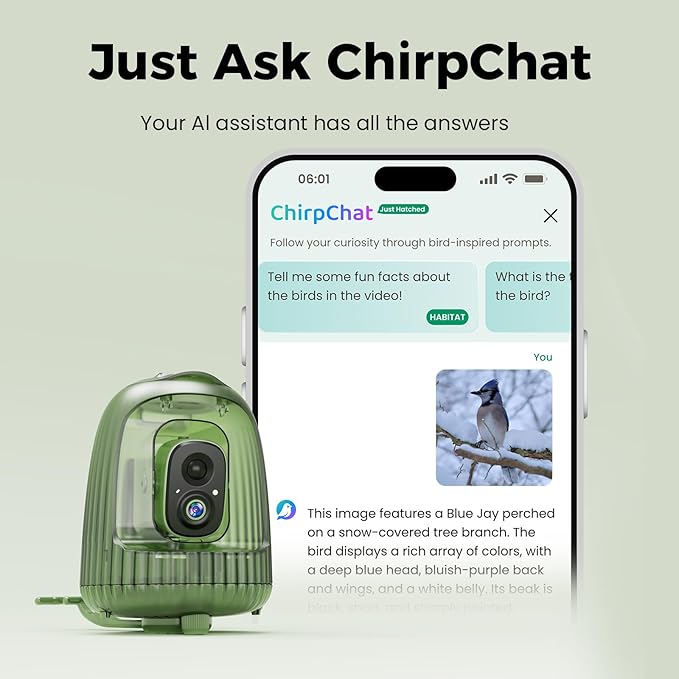 HIXX Smart Bird Feeder with 4MP Camera – Auto Capture Video, AI Bird Identification, Large Capacity & Seed Guard, Solar Powered Night Light, Live Birdwatching Camera for Lovers, Family & Friends