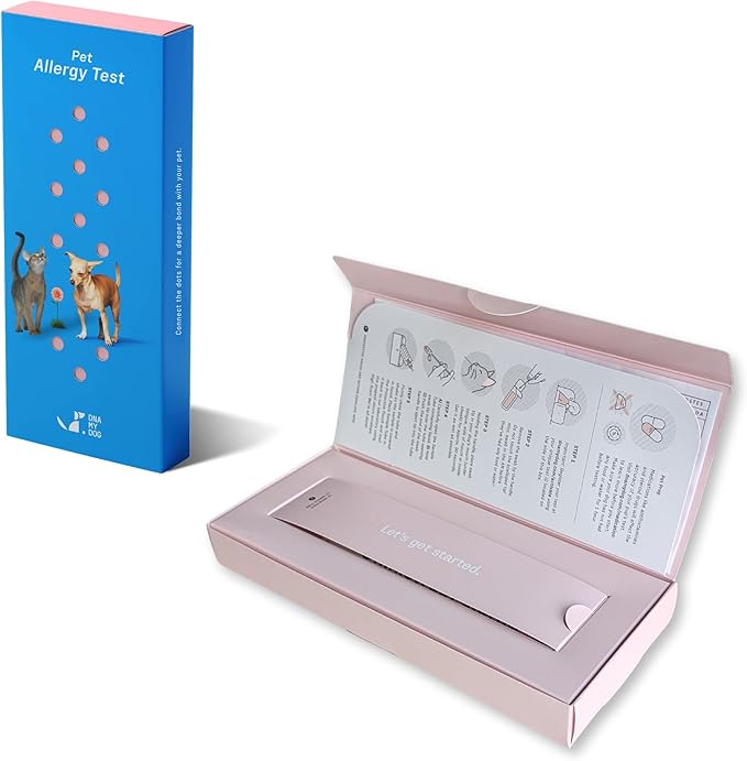 DNA MY DOG – Cat Allergy Test | Vet Recommended Test for Itchy, Sensitive Cats | Easy-to-Use Kit | Non-Invasive Cheek Swab not a Fur Test | Scientifically Valid | Includes Personalized Allergy Report