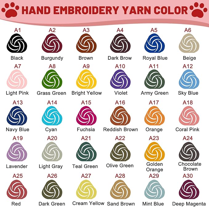 Personalized Hand Embroidered Names Dog & Cat Sweater, Custom Puppy Winter Clothes with Name, Personalized Christmas Dog Sweaters for Small &Large Pets, Birthday Xmas Gifts