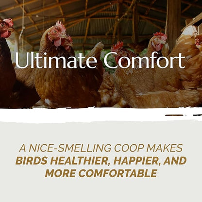 AubiChick High Grade French Hemp Bedding, 44lb (400L) Jumbo Bulk Bag for Chickens, Ultra Absorbent, Designed for Chicken Coop Bedding and Comfort of Birds, Poultry, Hairless Pets, Easy Manure Removal