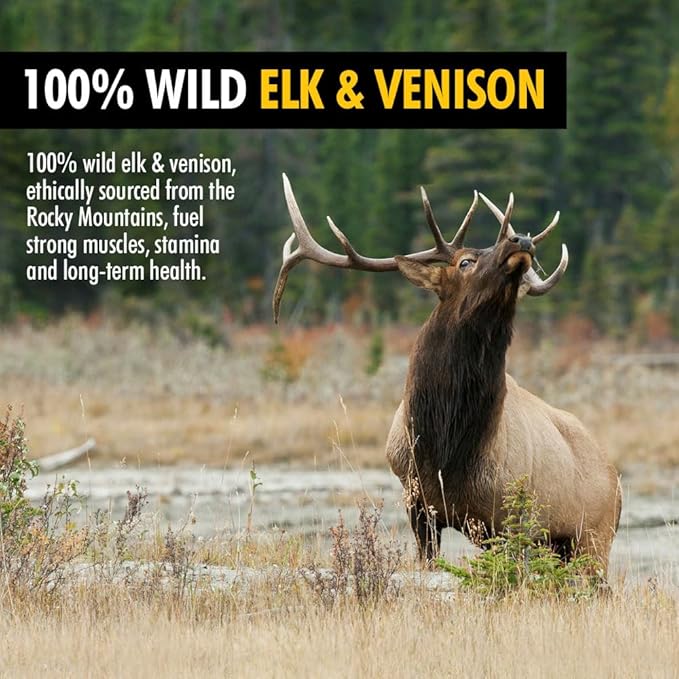 High Country Wild Blueberry Elk & Venison Dog Training Treats - Natural Grain-Free Puppy & Dog Snacks - Protein Treat for Training, Reward - No Fillers, No Artificial Preservatives, 4oz 3 Bags