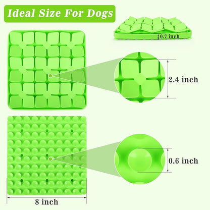 Snuffle Mat for Dogs,Silicone Interactive Dog Mat to Protect Dog's Nose for Smell Training and Slow Eating,Encourages Natural Foraging Skills and Stress Relief for Dogs Mental Stimulation Toy
