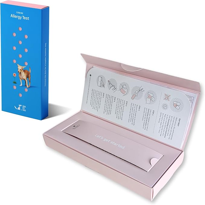DNA MY DOG Vet-Recommended and Most Accurate Allergy Test for Itchy, Sensitive Dogs | Cheek Swab – The Gold Standard of Testing | Tests for All Common Food & Environmental Allergens | Custom Report