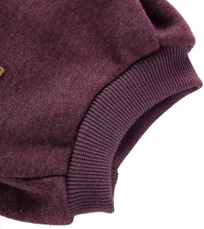 Jecikelon Dog Clothes Dogs Sweater Soft Puppies Clothing Winter Puppy Sweaters Warm Outfit for Dogs Small XXS XS Cat Apparel (Brown, XS)