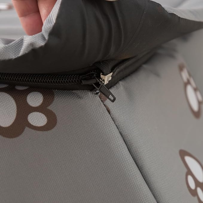 VARMTOR Outdoor Cat House, Cat Houses for Outdoor Cats, Weatherproof Warm and Insulated Cat House with Transparent Curtain Pet House, Stray Cats Shelter