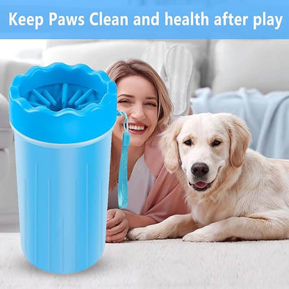 Dog Paw Cleaner,Paw Cleaner for Dog,Pets Foot wash Cup-Dog wash paw Cup-Pet Foot Cleaner for Small Medium Large Breed Dogs/Cats Pet Clean Paws Miracle Tool(with 1 Towel& 1Brush)