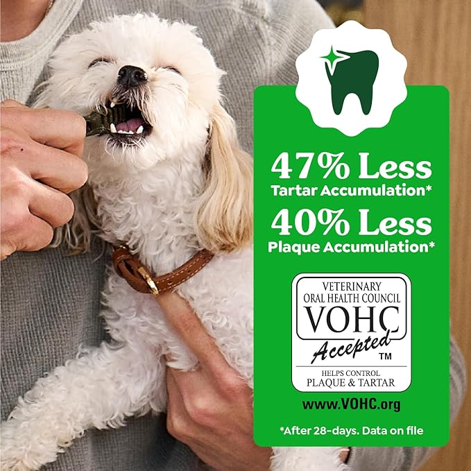 Greenies Veterinarian-Recommended Weight Management Adult Natural Dental Dog Treats Large Size, 27 oz. Pack, 17 Count