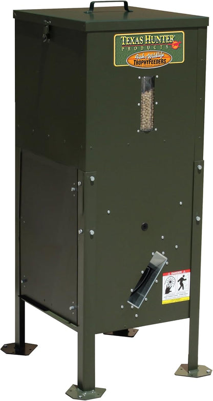 Texas Hunter Directional Fish Feeder w/Straight Legs - 70 lb. Fish Feed Capacity - Model DF125DL