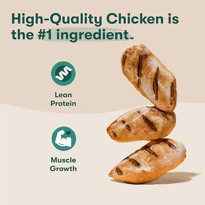 Jinx Chicken Dog Training Treats – Healthy All-Natural Mini Bite-Sized Dog Treats for Training with Cage-Free Chicken - Pet Products for All Dogs (Puppies, Adults & Seniors) - 4oz