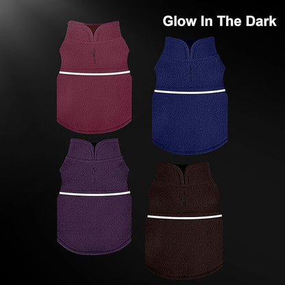 Dog Sweaters for Small Dogs Girl Fleece Vest Dog Sweater with Leash Hole Warm Pullover Puppy Jacket Small Doggy Sweater Female Winter Doggie Clothes Pink Teacup Puppy Outfit, M, Rose