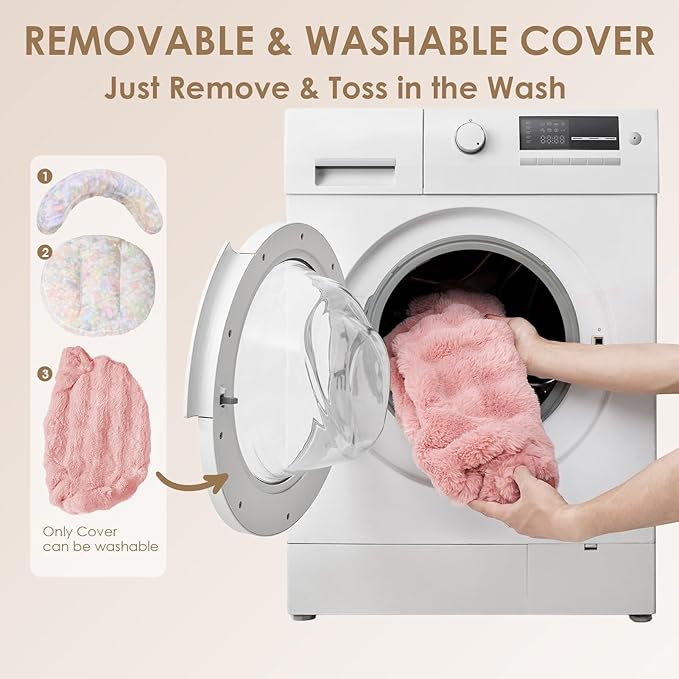 EHEYCIGA Extra Small Dog Bed and Cat Couch for Puppy and Kitten - Fluffy Faux Rabbit Fur Pet Sofa with Washable Removable Cover, Waterproof and Non-Slip, 20 Inch Pink