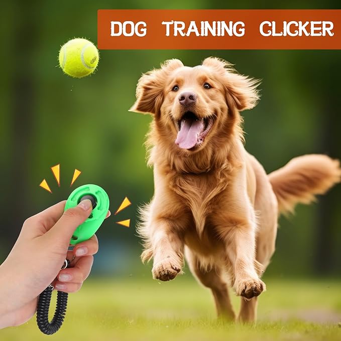 Kigeli 30 Pcs Dog Training Clicker for Pet with Wrist Strap Dog Cat Bird Clicker Puppy Training Supplies for Dogs Cats Horses Birds Behavioral Coaching Accessories (6 Colors)