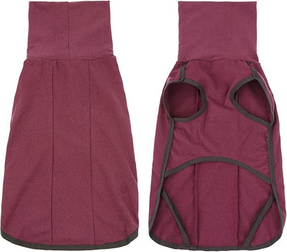 Dog Sweater Pullover Cold Weather Vest for Dogs Dog Sweatshirt & Jacket for Indoor and Outdoor Use (XX-Small, Wine red)