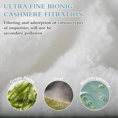 Aquarium Filter U-V for 55-200 Gallon Tank, 500GPH Fish Tank Filter for Cold Plunge Fish Tank Green Clean Machine,Submersible Powerful Pump Filter for Turtle Tank Saltwater Freshwater Crystal Clear