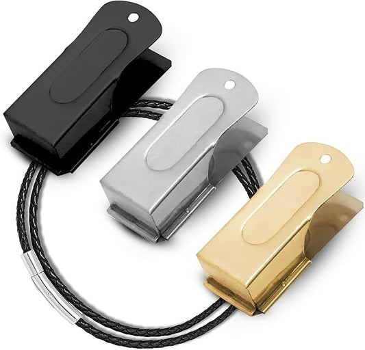 3-Pack Dog Clicker (White, Gold, Black) - Clickers for Pet Training – Easy-to-Carry Dog Training & Behavior Aids - Teach Your Dog Tricks or Reward His Behavior