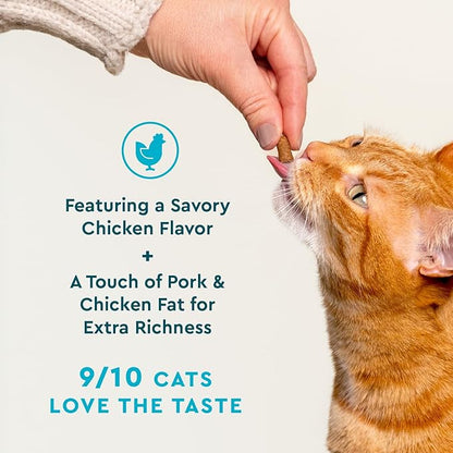 VetIQ Cat Hip & Joint Supplement, Chicken Flavored Cat Supplement with Glucosamine and Green Lipped Mussel for Mobility and Arthritis Support, 3.7oz