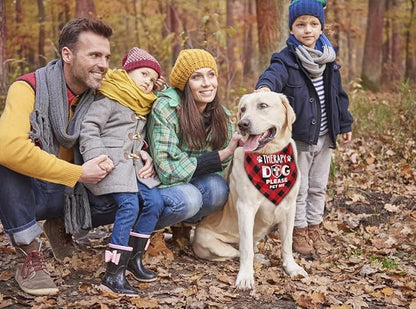 Dog Bandana, Emotional Support Animal Dog Bandana, Dogs Scarf Classical Printing, Dogs Scarf Accessories, Doggy Kerchief Pet Kerchief, Christmas Birthday Thanksgiving Doggy Gift
