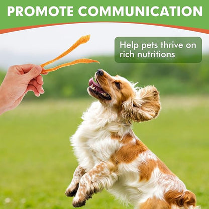 MON2SUN Dog Treats, Chicken Jerky Strips for Small Dogs, High Protein & Grain Free Snacks, Easy to Digest Training Treats (Chicken, 10.58 Ounce -Pack of 1)