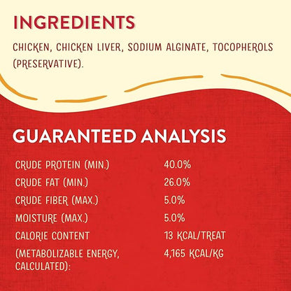 Stella & Chewy's Freeze-Dried Raw Wild Weenies Dog Treats - High-Protein Training Treats for Dogs & Puppies - All-Natural Chicken Recipe with 97% Meat & Organs - USA Made - 11.5 oz Bag
