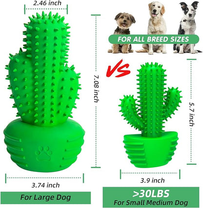Dog Chew Toys Dog Toothbrush Stick Teeth Cleaning Brush Dental for Medium Large Dog, Puppy Christmas Easter Birthday Gifts, Outdoor Squeaky Toys for Aggressive Chewers Interactive Tough Toys