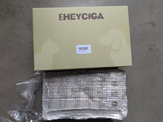 EHEYCIGA Curved Dog Stairs Ramp for Small Dogs 15.7" H, 3-Step Dog Steps for Couch Sofa and Chair, Pet Stairs for Cats, Non-Slip Balanced Pet Steps Indoor, Black