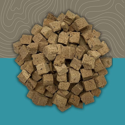 MONTANA DOG FOOD CO. Freeze-Dried Raw Surf & Turf Recipe Dog Food – Grain-Free, High-Protein Meal or Topper, Made in USA with USA Ingredients -16 oz Bag