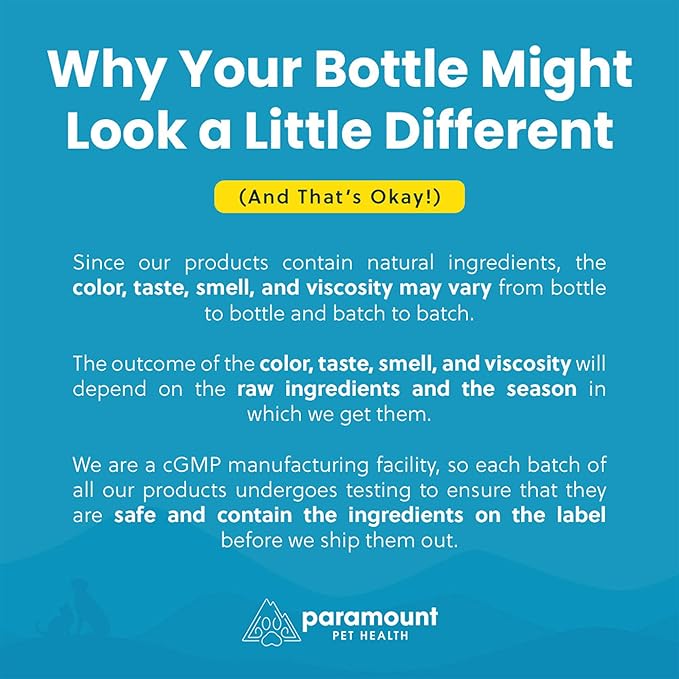 Paramount Pet Health Liquid Multivitamin for Dogs with Probiotics, 8 in 1 Vitamins for Immune Support, Energy & Digestion, High Absorption Liquid Dog Supplement, Made in USA, 16 oz