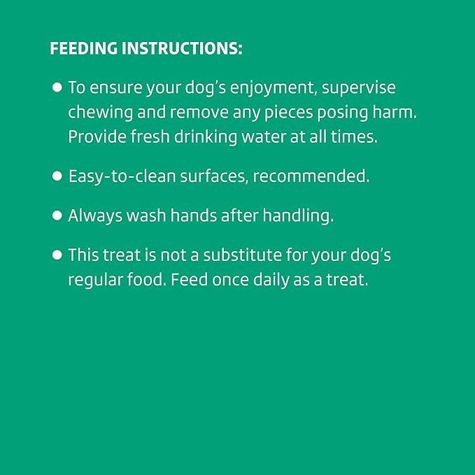 Wonder Bound Dog Dental Treats for Large Dogs (Over 50 lbs), Fresh Mint Flavor, Made with Real Chicken, Nubbed Texture for Plaque & Tartar Control, Freshens Breath While Chewing, 9 Count