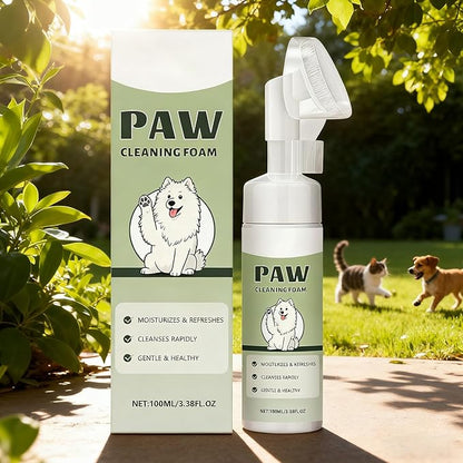 Paw Cleaner - Dog Muddy Feet Grooming Washer, 100ml Silicone Brush Cleaning Supply | Sturdy & Easy-to-Use, Ideal for Puppies Kittens Small Medium Large Breed Travel Walking Bath, 7.09x2.05 Inches